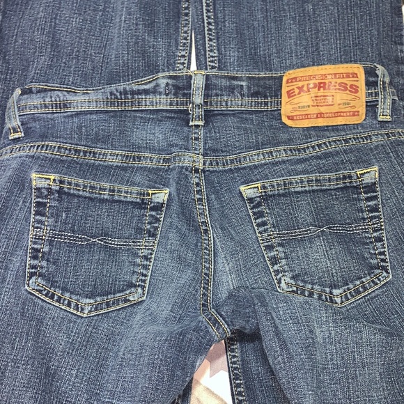 Express Jeans Cetine Size 4L bootcut/ flared - Picture 5 of 7